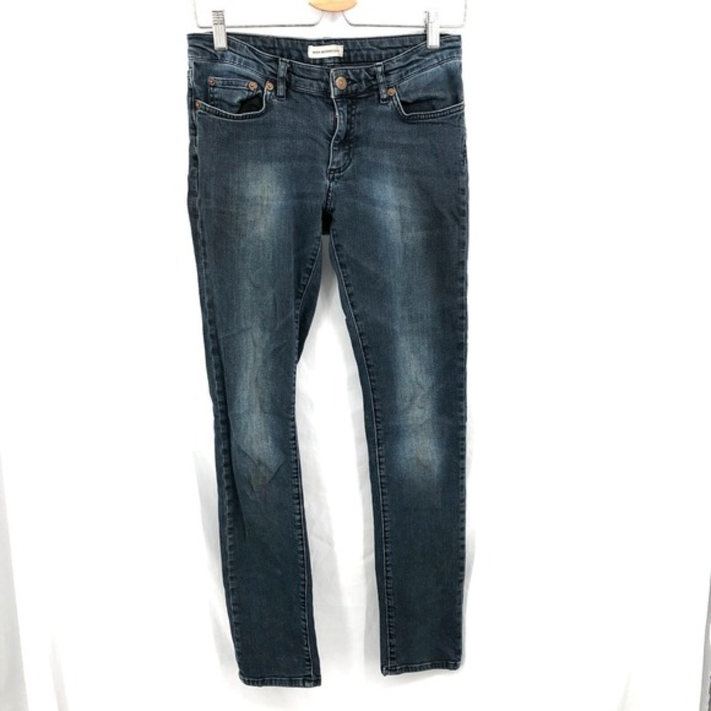 Won Hundred Lilian skinny Jeans dark‎ wash cotton blend denim blue 27 32